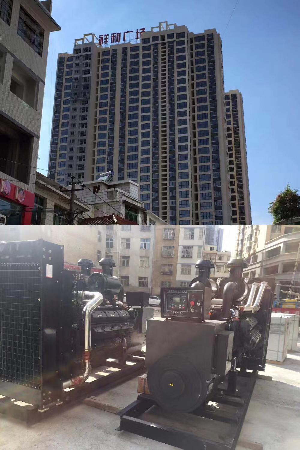 恩施兩臺(tái)500KW上柴發(fā)電機(jī)組